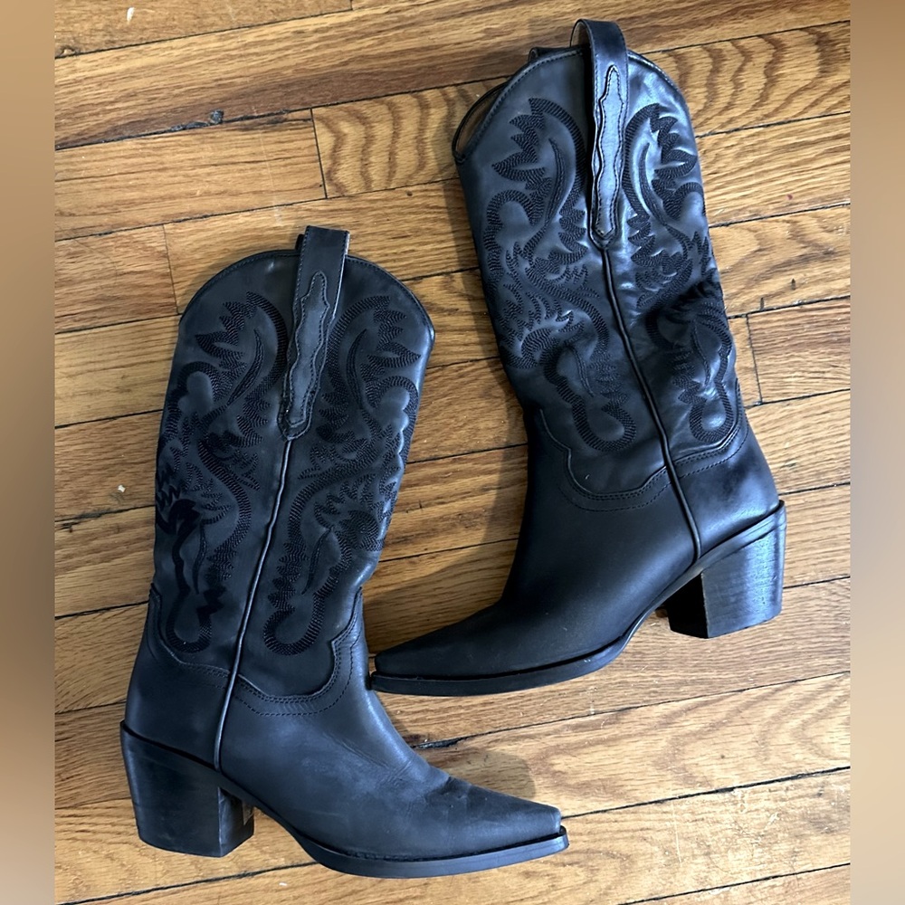 Jeffrey Campbell Dagget Cowboy Western boots sz 6.5